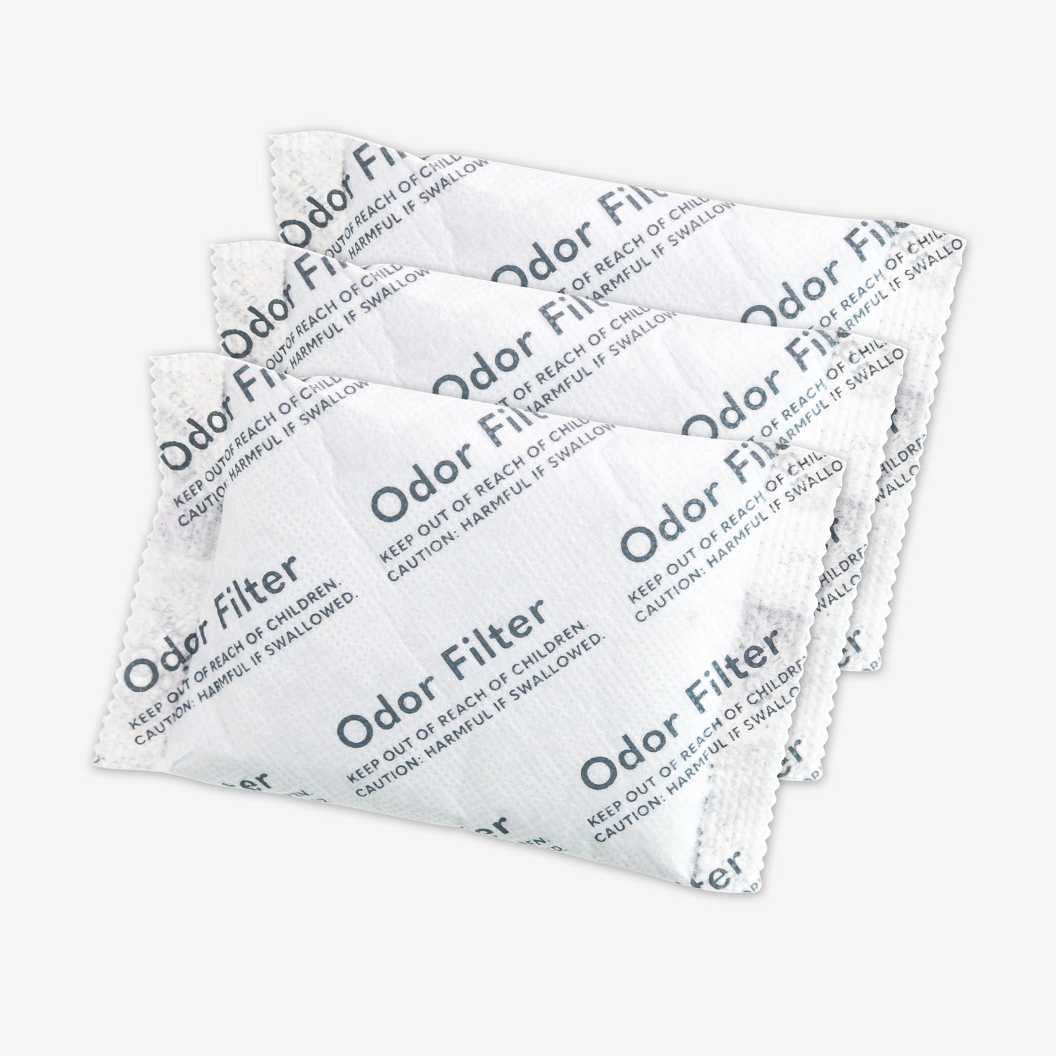 Qualiazero 21 Gal Drawstring Trash Bag, 90 Pack, Unscented, White