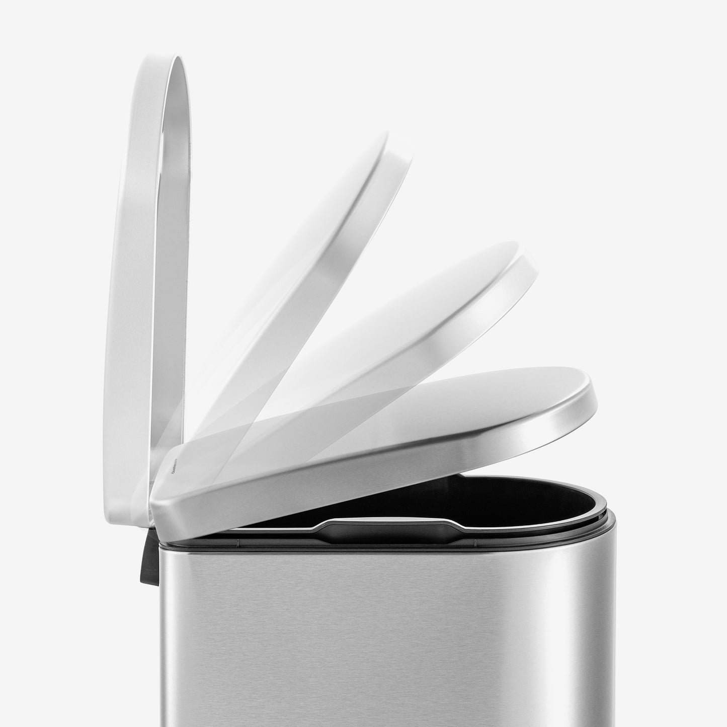 10.6 Gallon Slim Stainless Steel Step Can