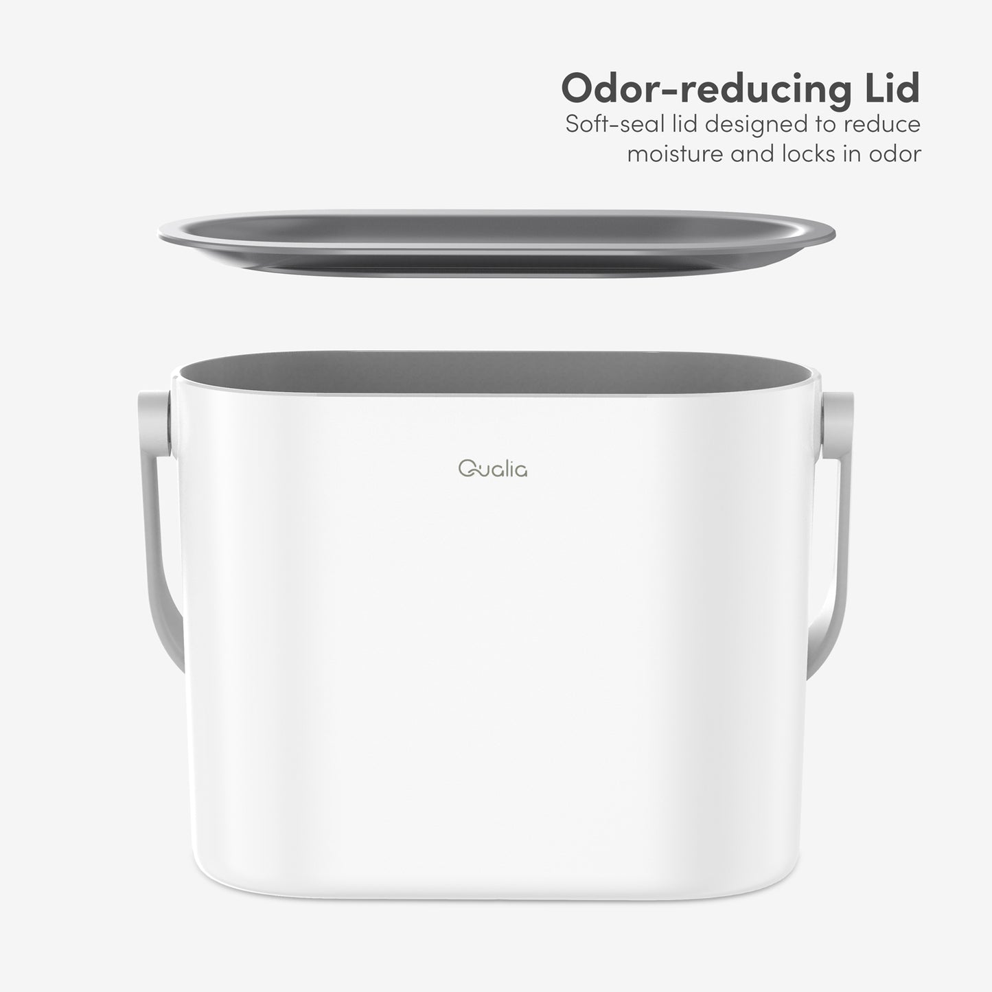 1 Gallon ABS Slim Multi-Purpose Countertop Can