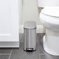 1.3 Gallon Stainless Steel Slim Step Can - Pack of 2