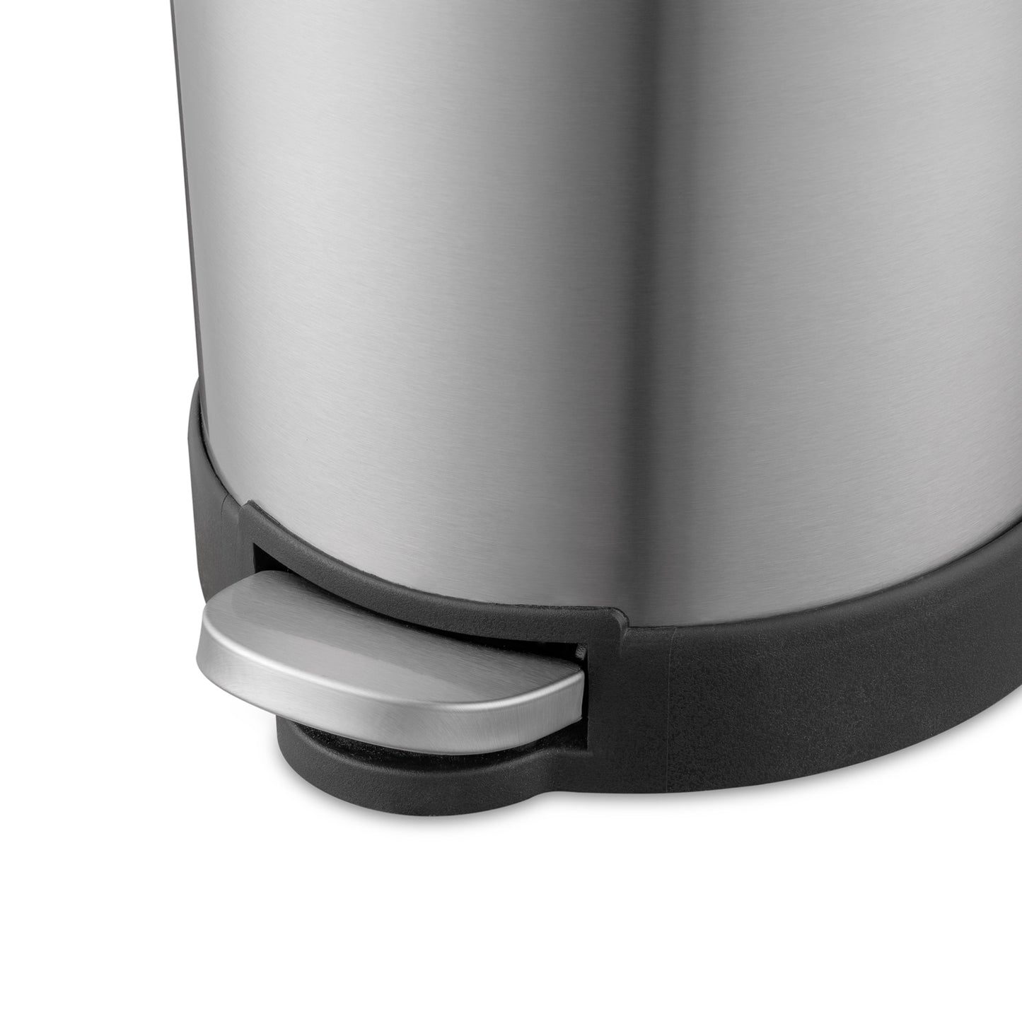 1.6 Gallon Stainless Steel Round Step Can - Pack of 2