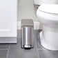 1.3 Gallon Slim Stainless Steel Step Can (2-Pack) – Whisper-Quiet Lid with Space-Saving Narrow Profile | Qualiazero