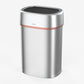 Qualiazero 21.1 gallon commercial open top stainless steel trash can with Egyptian gold trim
