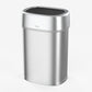Qualiazero 21.1 gallon office lobby open top trash can with earthy gray trim