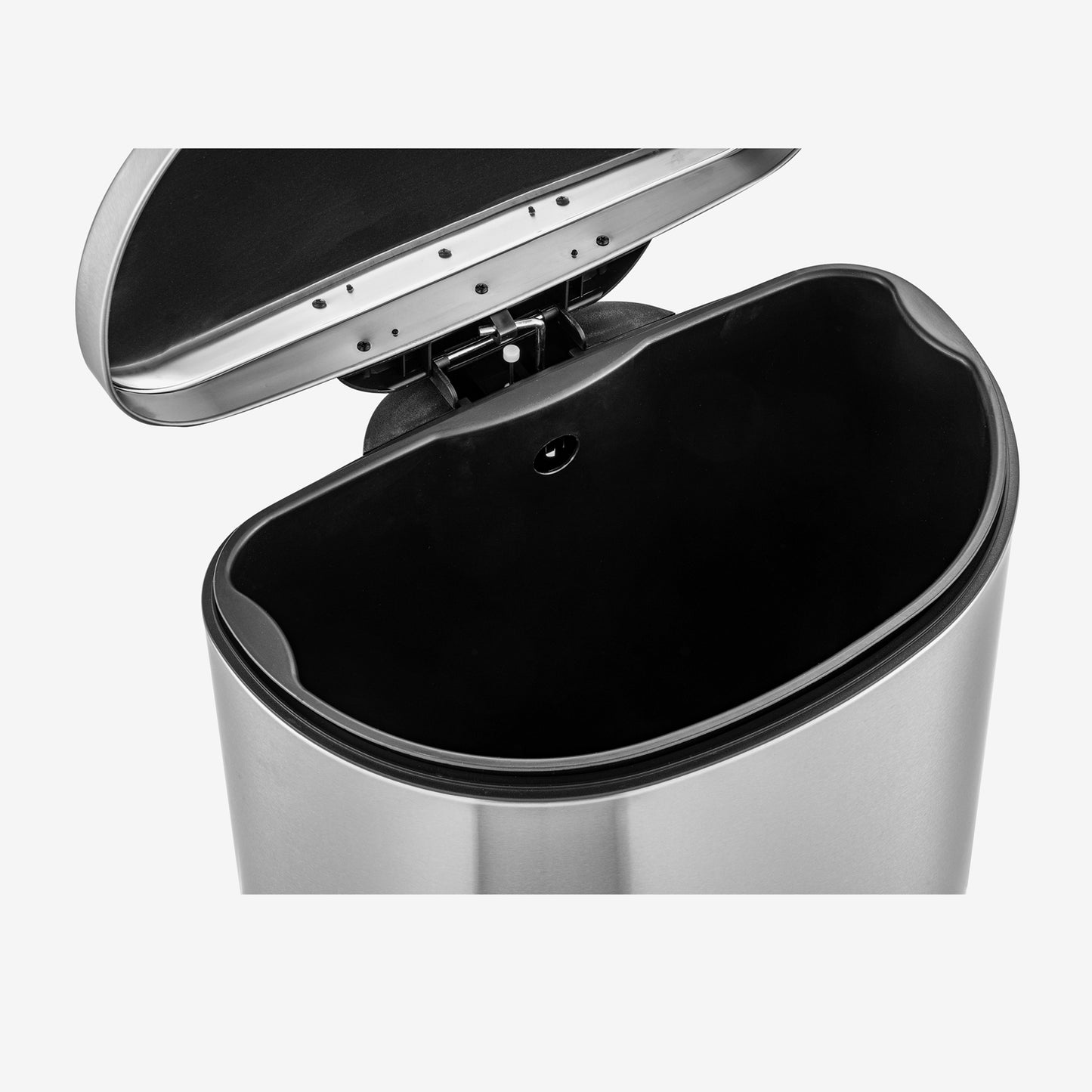 13.2 Gallon D-Shape Stainless Steel Step Can