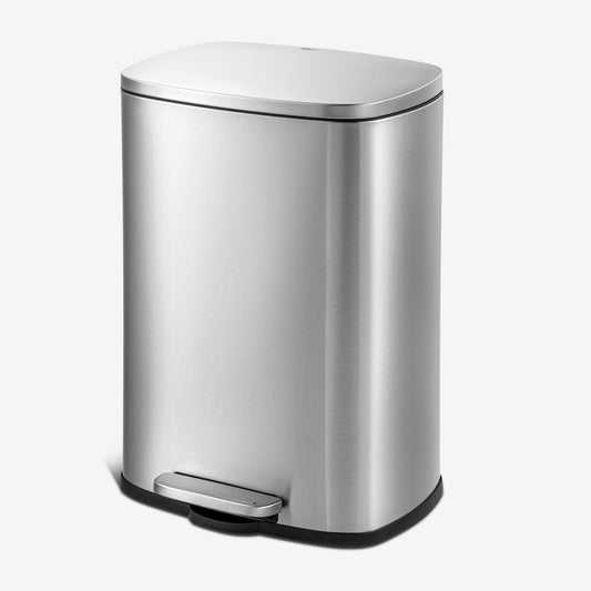 13.2 Gallon Rectangular Stainless Steel Step Can