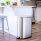 10.6 Gallon Slim Stainless Steel Step Can
