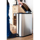 10.6 Gallon Slim Stainless Steel Step Can