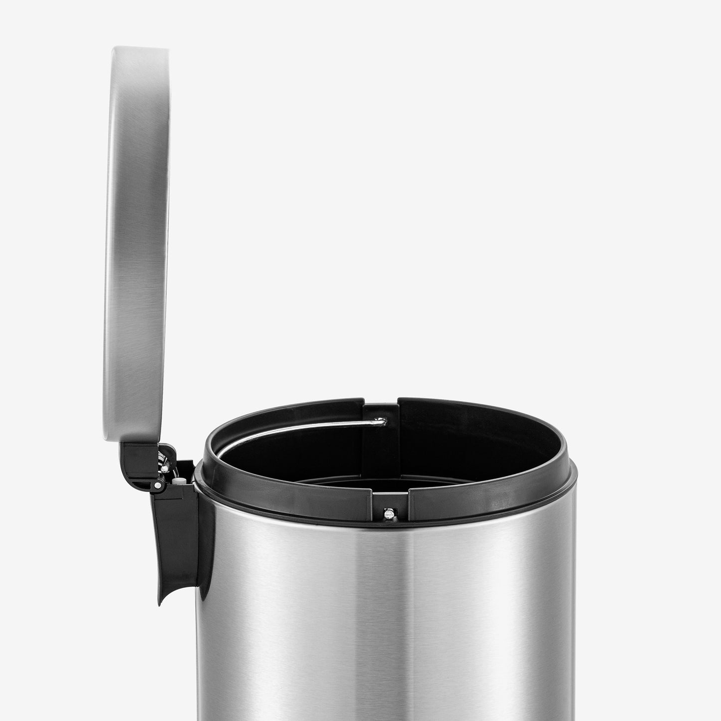 8 Gallon + 1.3 Gallon Round Stainless Steel Step Can Combo