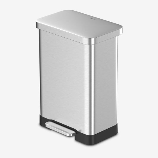 20 Gallon Rectangular Stainless Steel Step Can
