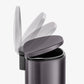 leak-proof-d-shape-black-stainless-steel-trash-can-with-soft-close-lid-qualiazero