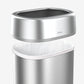 Removable top for easy liner changes on office lobby trash can